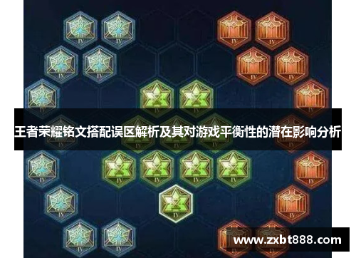 王者荣耀铭文搭配误区解析及其对游戏平衡性的潜在影响分析